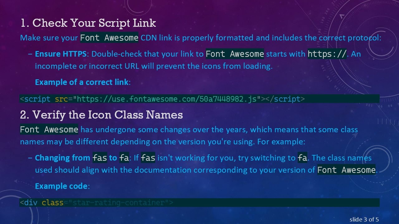 Why Your Font Awesome Icons Aren't Showing Up: Common Issues and Fixes