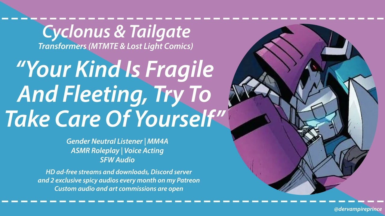 ASMR | Transformers - Cyclonus and Tailgate Discover You're Sick [MM4A] [Platonic] [Sick listener]