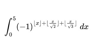 Satisfying Solution To Mit Integration Bee Problem