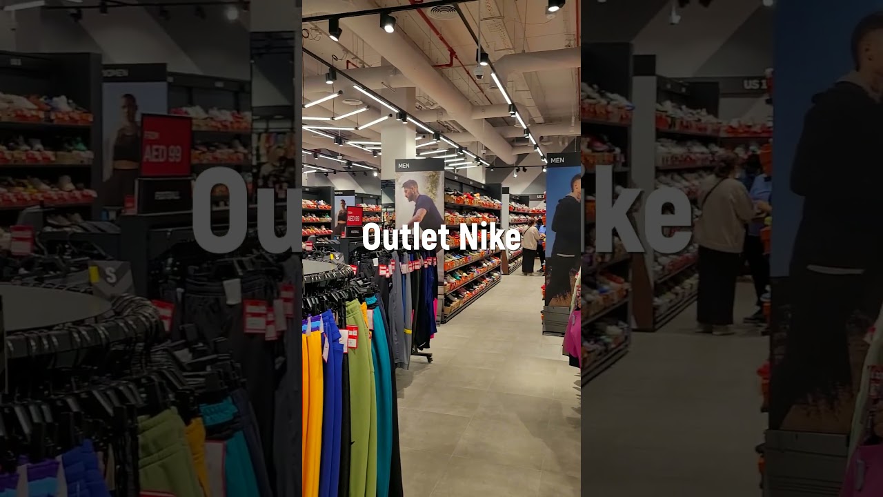 Огромное разнообразие одежды и обуви в Outlet Nike Дубай
