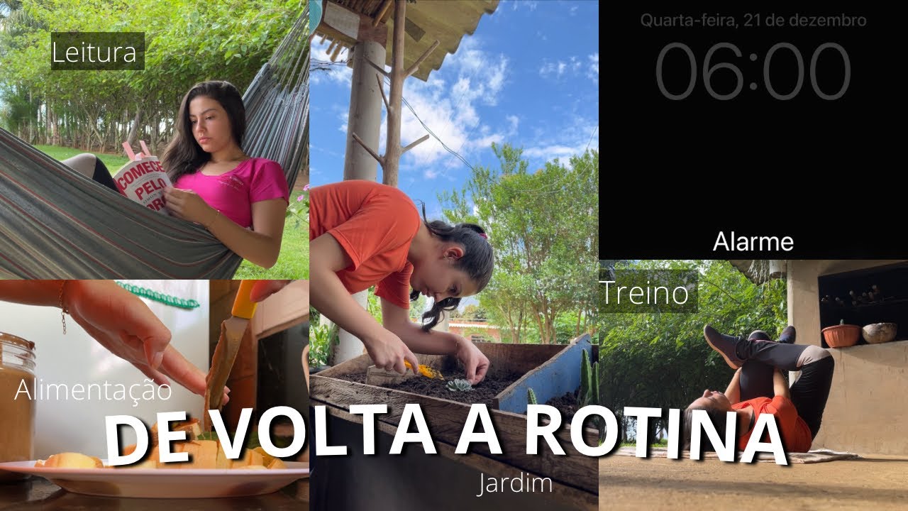DE VOLTA A ROTINA PRODUTIVA, TREINO EM CASA, ALIMENTAÇÃO SAUDÁVEL ...