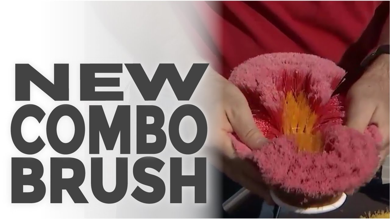 Check out the new Combo Brush that scrubs harder when you do!