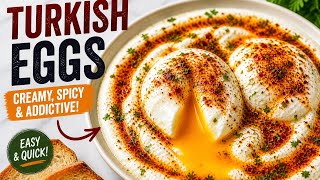 How To Make Creamy Turkish Eggs lbr  The 10minute Gourmet Breakfast Youre Missing