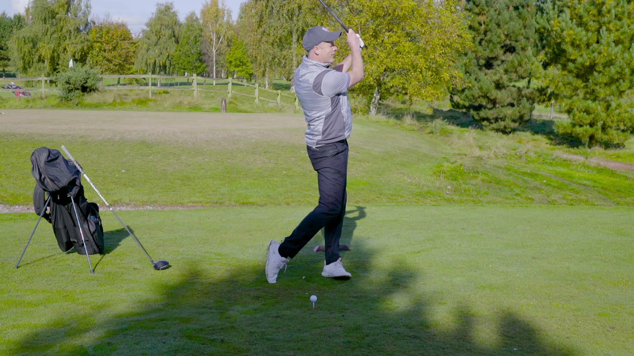 Fun golf driver and iron challenge