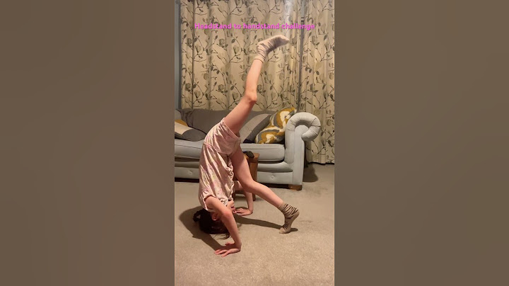 Headstand to handstand challenge.  #gymnast #calisthenics #stronggirl #shorts #challenge #headstand