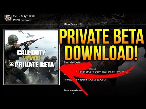 How To Download The Call of Duty®: WWII BETA FREE! (100% WORKS)