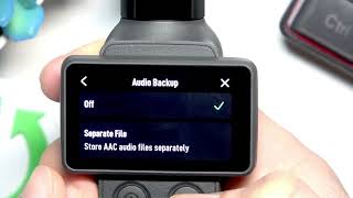 Audio Backup with Built-In Mic — DJI Osmo Pocket 4