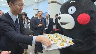 和食でくまもとをＰＲ くまもとの赤×食べる展覧会