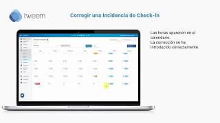 Admin Del Portal Del Empleado Tweem. Cómo Corrijo Una Incidencia De Check-In De Un Trabajador?
