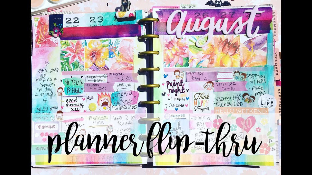Happy Planner Flip Through