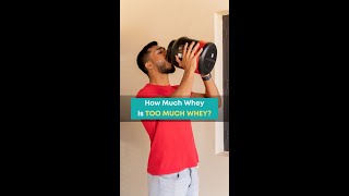 How Much Whey Is Too Much Whey? 🤔 #shorts
