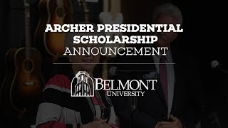 Archer Scholarship Announcement