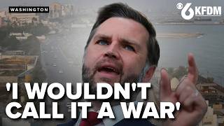 I wouldnt call it a war  Vance gives latest on Iran