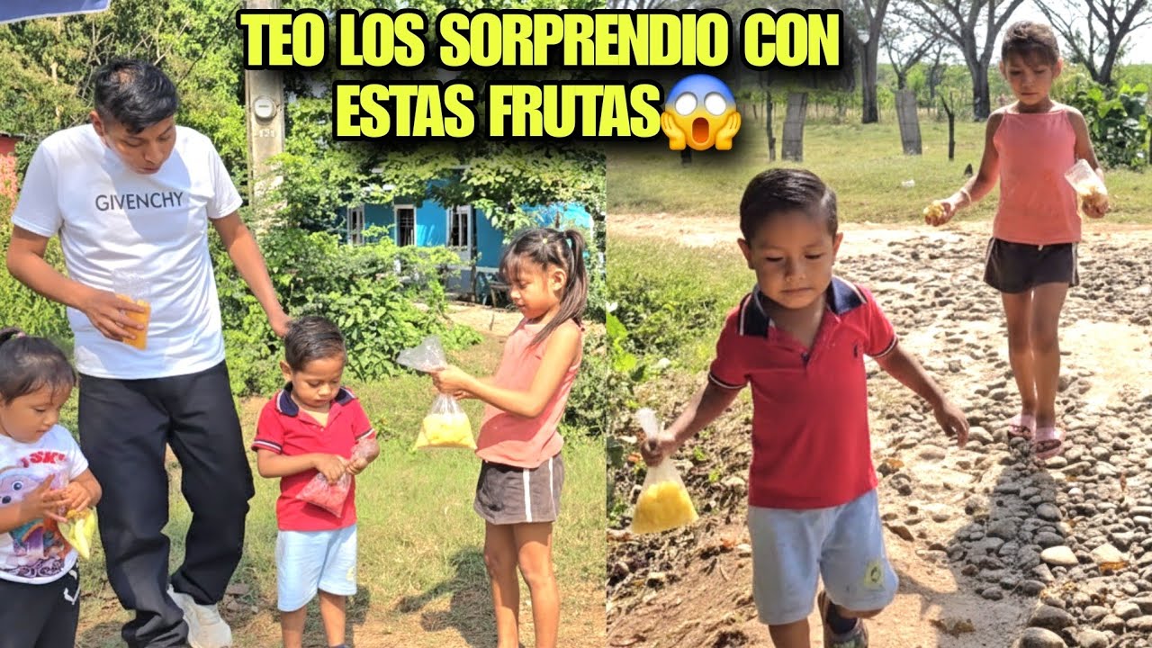 TEO Invito A ANGELITO y a YENY A Disfrutar De Unas Deliciosas Frutas En Pleno Vídeo😱