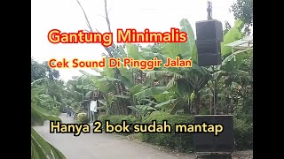 2 SUB CBS buat Sound Gantung minimalis