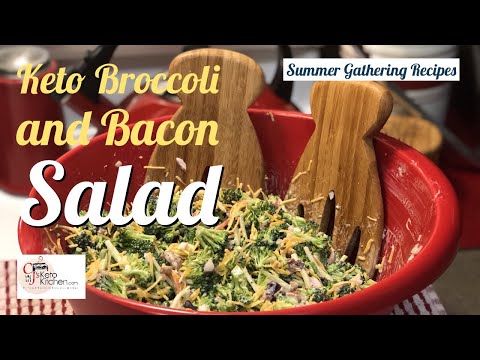 Keto Broccoli and Bacon Salad | Low Carb | Family Friendly | BBQ Ready