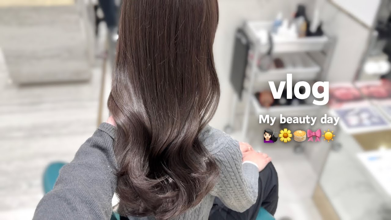 【Vlog】都内OLの美容day💇🏻‍♀️🤍/眉毛サロン🖤銀座カフェ☕️休日モーニング🥞ホワイトデーデート🍫