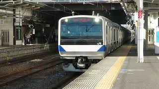 常磐線　E531系K468編成　627M　普通 勝田 行　水戸駅到着　2023.12.08