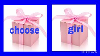 Choose your gift 🥺🎁😄|| choose girls gift box challenge #chooseyourgift #pickonekickone