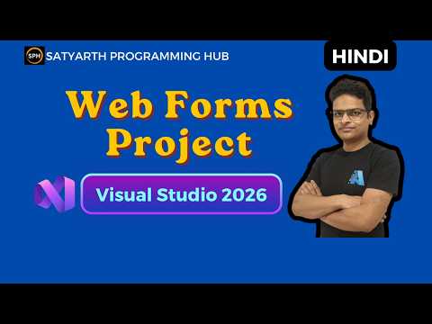 Visual Studio 2026 में Web Forms Project कैसे बनाएं? Template Missing Fix | Hindi