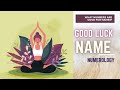 【NUMEROLOGY】Good Luck Names | Lucky Names | Name Numerology