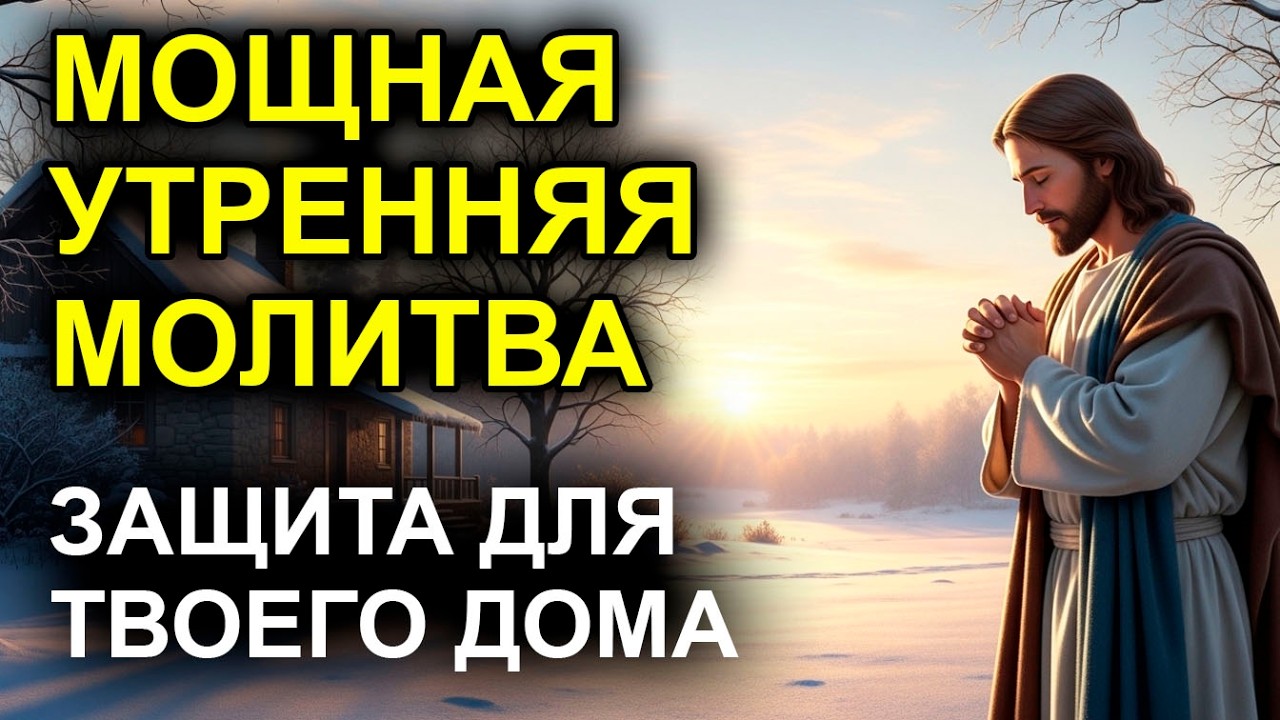 УТРЕННЯЯ МОЛИТВА НЕ ВЫХОДИ ИЗ ДОМА БЕЗ НЕЁ! Сильнейшая защита