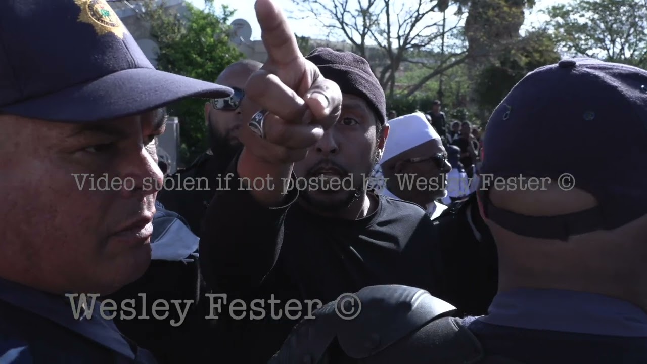 PAGAD marches in Cloetesville, Stellenbosch and clashes with police