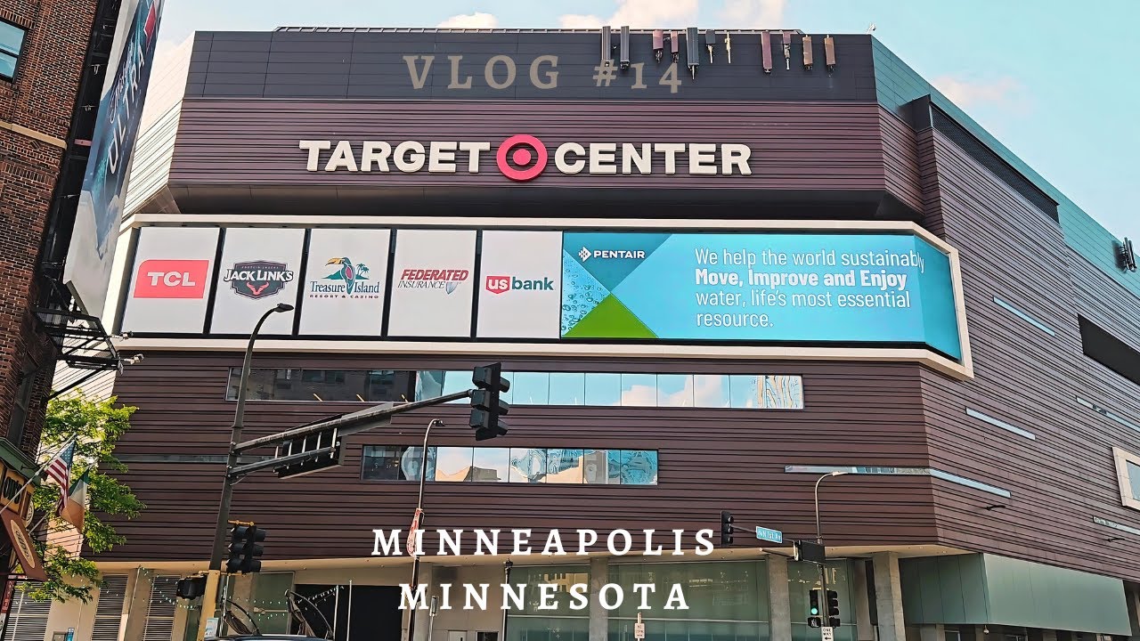 Home of the Minnesota Timberwolves Target Center | Walking Downtown ...