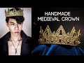 The Gold medieval crown |How to make lace and soda cans look like GOLD