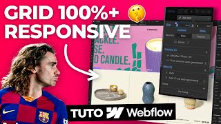 Tuto Webflow : Comment rendre sa grid responsive sur son site Webflow ? - Formation Webflow Coriace