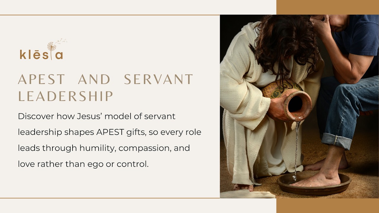 APEST and Servant Leadership: Leading Like Jesus - YouTube