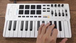 Donner Professional Mini DMK25 | 25 Key USB MIDI Keyboard Controller Resimi