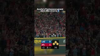 Ronald Acuña Jr. did this for the Braves as a rookie in the 2018 NLDS 🤯