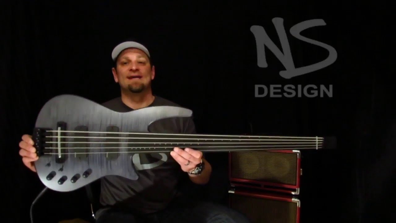 NS Design CR5 Radius Fretless Demo - Just Bass It - YouTube