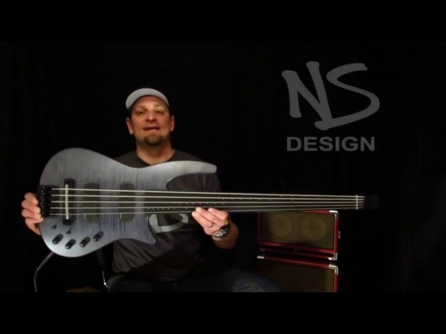 NS Design CR5 Radius Fretless Demo - Just Bass It - YouTube