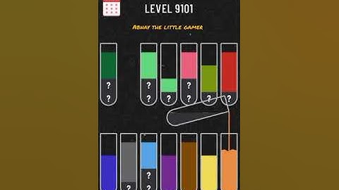 Water sort puzzle level 9101