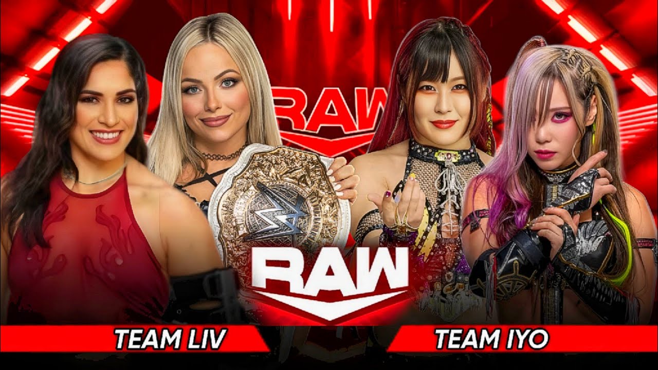 Morgan Rae Highlights WWE RAW - Liv Morgan & Raquel Rodriguez vs Iyo Sky & Kairi Sane Full ...