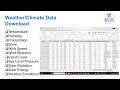 Download Weather & Climate Data