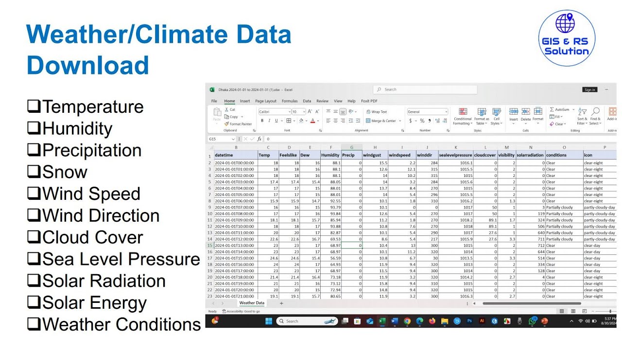 Download Weather & Climate Data - YouTube