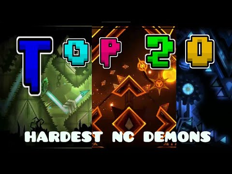 TOP 20 HARDEST NC LEVELS IN GEOMETRY DASH (UPDATE) - YouTube