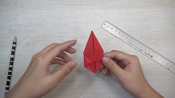 Hướng Dẫn Chi TIết Cách Cắt Dán Để Làm Một Quả Dâu Tây Bằng Giấy Thủ Công