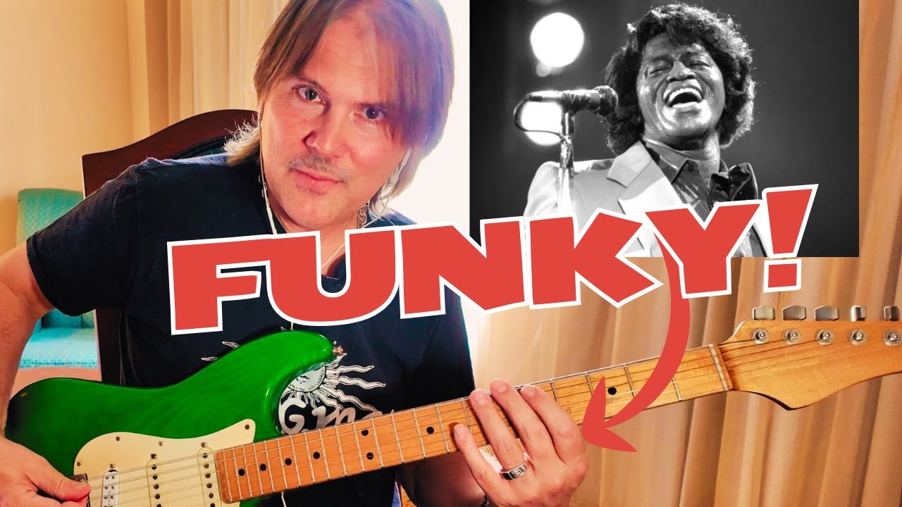 Основные гитарные движения Джеймса Брауна, которые вы должны знать! #funkguitar #jamesbrown #rhyt...