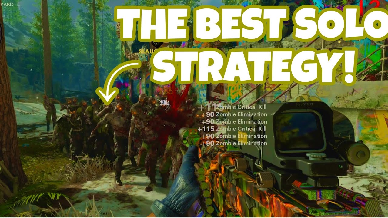 CALL OF DUTY BLACK OPS COLD WAR ZOMBIES THE BEST SOLO STRATEGY & HOW