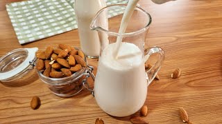 How to Make Almond Milk at home, no preservatives | Almond Milk Recipe |  Vegan , Low-carb