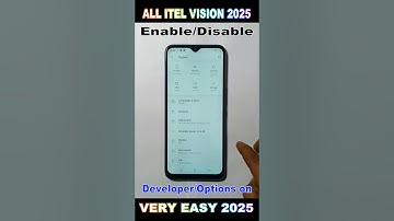 All Itel Vision 2025, Itel Mobile Enable and Disable,Developer Options, Enable and Disable Developer