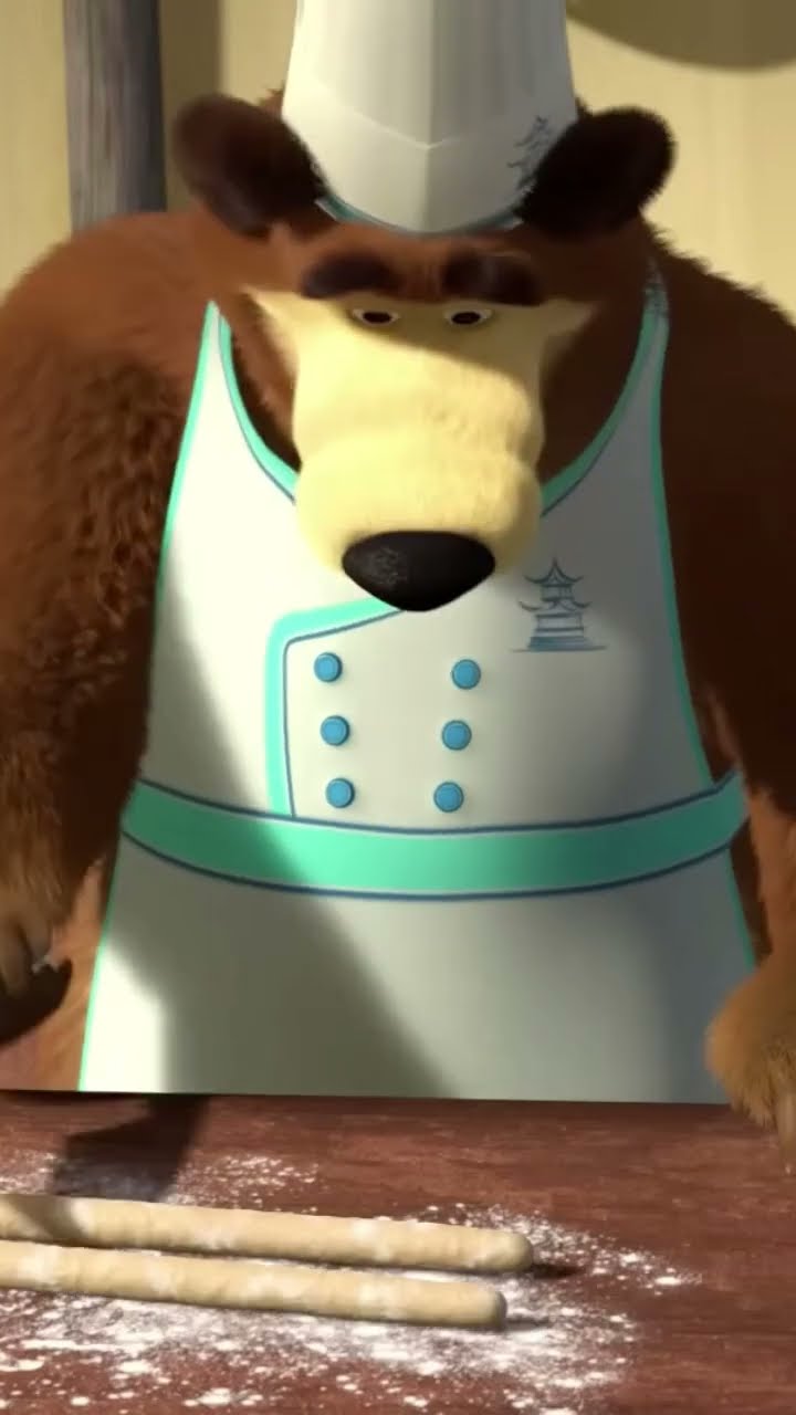 فطائر صينية ??‍? mashabeararabic #shorts #arabic #mashaandthebear# #ماشاوالدب #مضحك #كرتون
