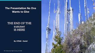 Information The end of summer is here, Daniel Owens K7DAE | Idaho ERC Net | September 23, 2026 Guide