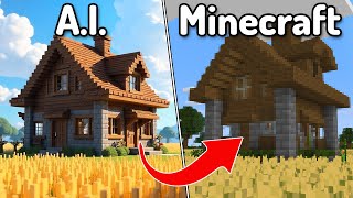 I Built An A.I. Generated House In Minecraft