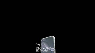Autodesk Maya - 30 Days of 3D Desk Objects: iPhone 16 Pro #model #iphone #apple #technology  #3d