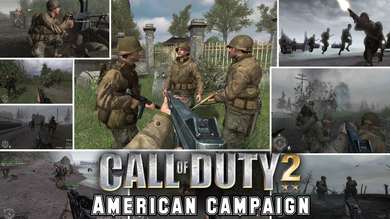 🎮 [4K] Call of Duty 2 | Gameplay Walkthrough - American campaign [ PC ...